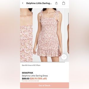 MINKPINK FLORAL DRESS